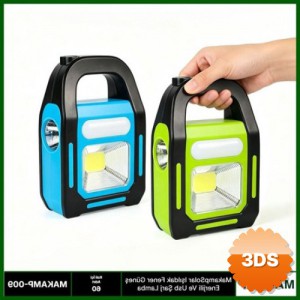 Solar Işıldak Fener USB Şarj Lamba