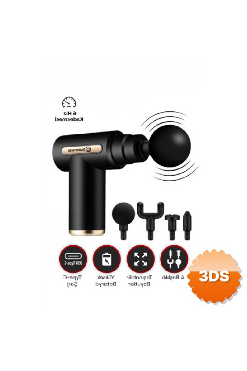 Mini 4 Başlıklı Masaj Tabancası
