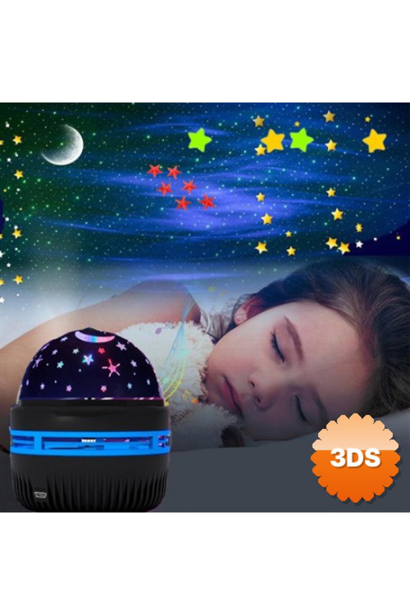 Mini Yıldız Işığı Gece Lambası, Projeksiyonlu LED Aydınlatma
