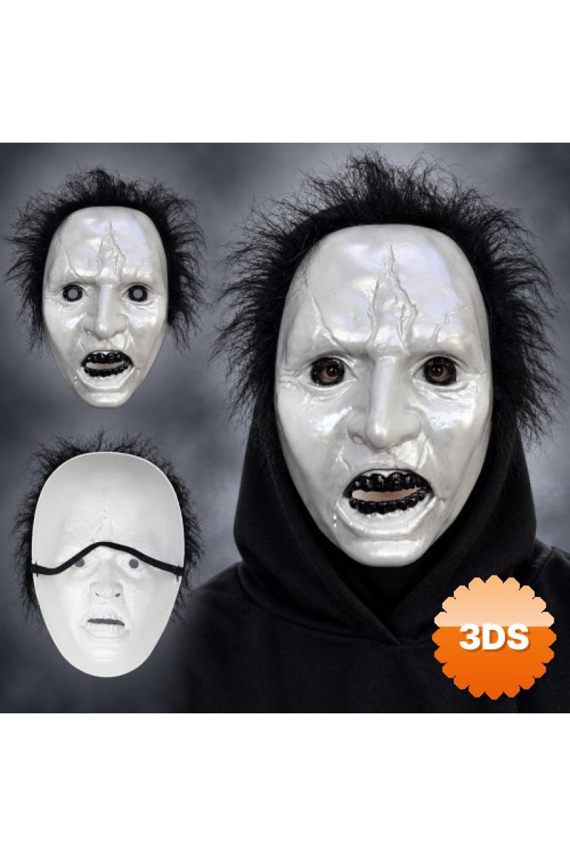 Michael Myers Plastik Korku Maskesi Siyah Saçlı