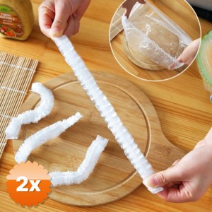 2 Paket Çok Amaçlı Lastikli Bone 100 lü