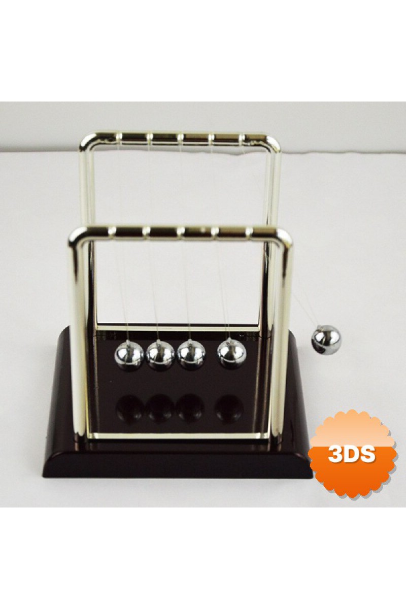 Orta Boy Newton Balans Denge Topları 5 Bilyeli Metal İskelet