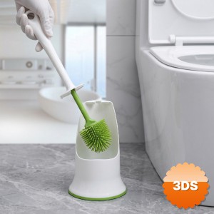 Ergonomik Silikon Tuvalet Fırçası