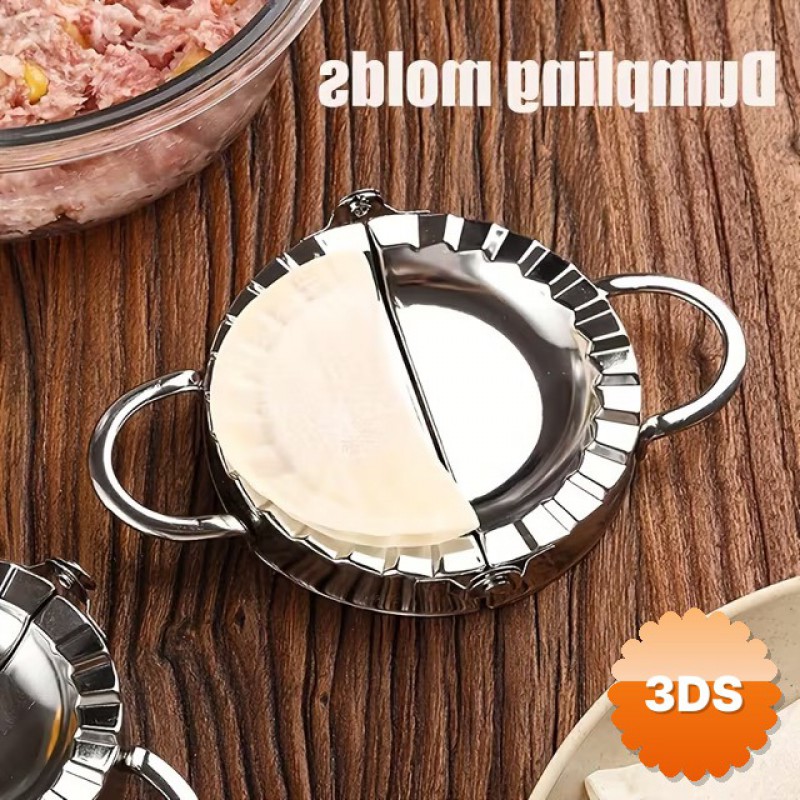 Pratik Hamur Kapatma Aparatı Çiğ Börek Mantı ve Poğaça Kalıbı 7.5 cm