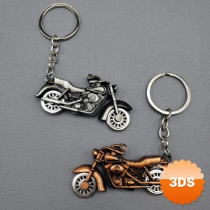 Motor Tasarımlı Metal Anahtarlık Klasik Motosiklet Modeli 10 cm
