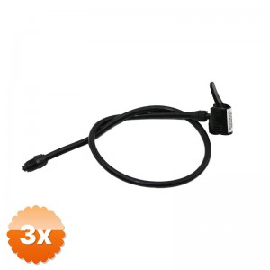3 Adet PVC Plastik Bisiklet ve Top Pompa Hortumu 65 cm Yedek Parça