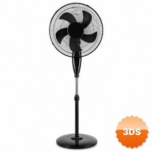 Ev Tipi Ayaklı Vantilatör 16 İnç 5 Pervaneli 45W Performans
