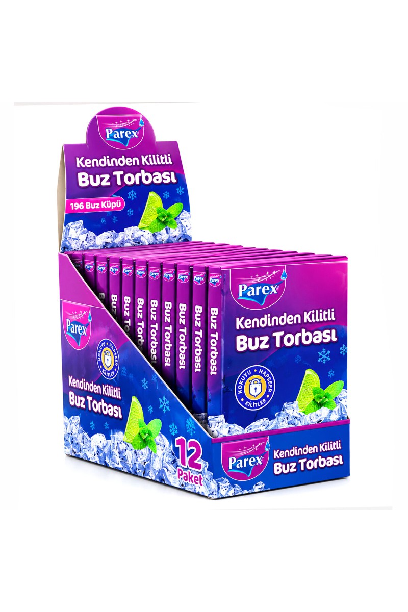 Kendinden Kilitli Buz Torbası Koku Hapsetme Özellikli Sızdırmaz