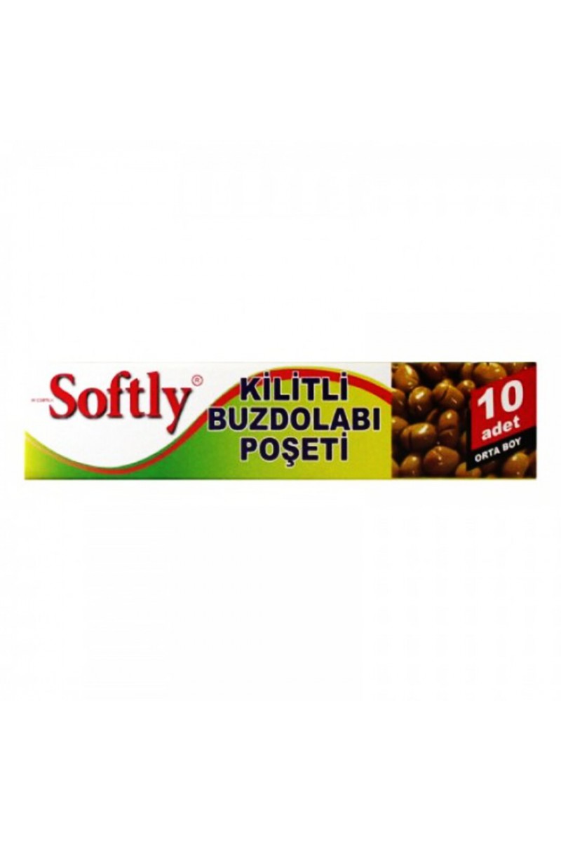 Kilitli Buzdolabı Poşeti 10'lu Paket Orta Boy