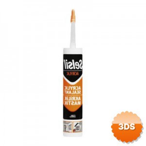 Beyaz Akrilik Mastik Silikonize Akrilik 500 gr