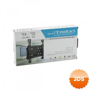22 İnç ve 43 İnç - 55-109 cm - Sabit TV Askı Aparatı - 40 kg Taşıma Kapasitesi