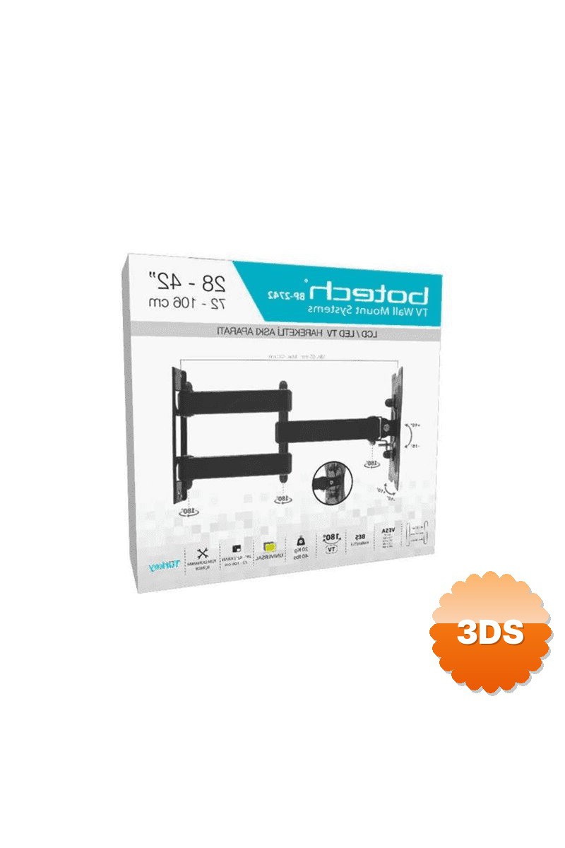 28-42 İnç Hareketli TV Askı Aparatı 72-106 cm LCD LED TV Uyumlu