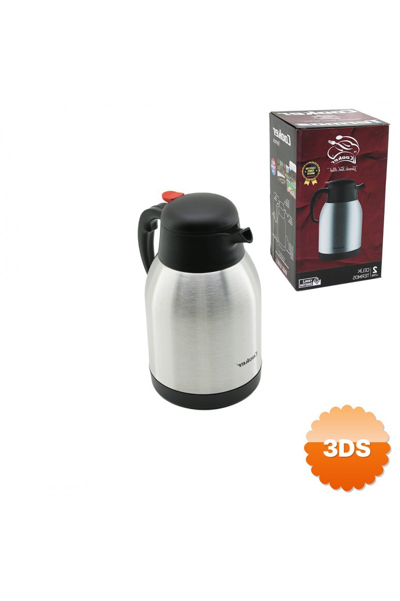 Piknik Termosu 2 Litre 304 Çelik Çift Contalı Kapak