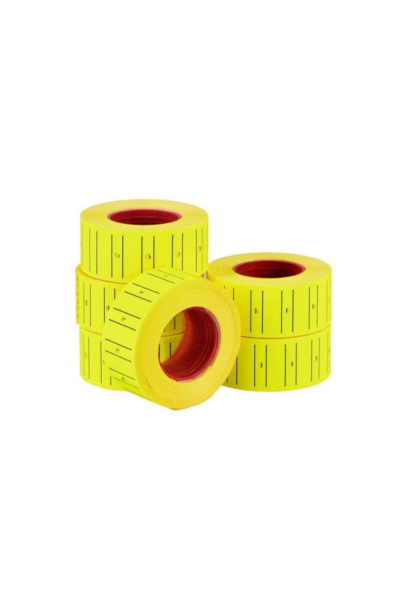 Sarı Fiyat Etiketi 12x21 mm Rulo
