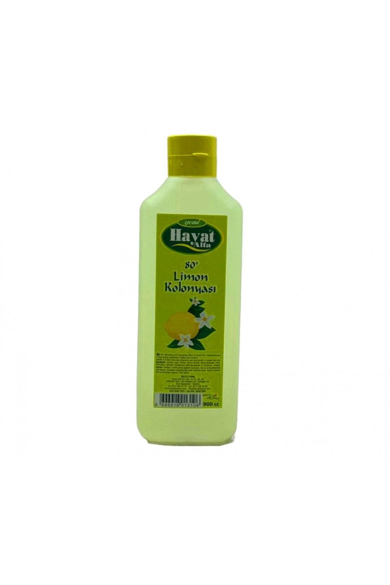 Limon Kolonyası 900 ml 80 Derece