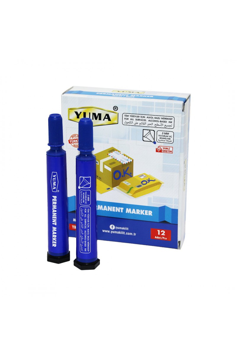 Mavi Koli Kalemi - Yuvarlak Uç - 3 mm - 1 Adet