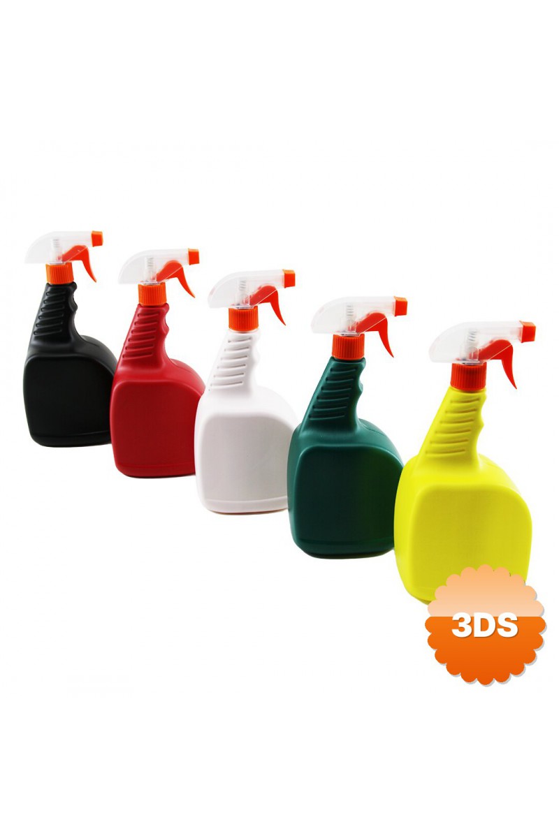 1 Litre Boş Sprey Şişesi Püskürtücü Başlık Plastik