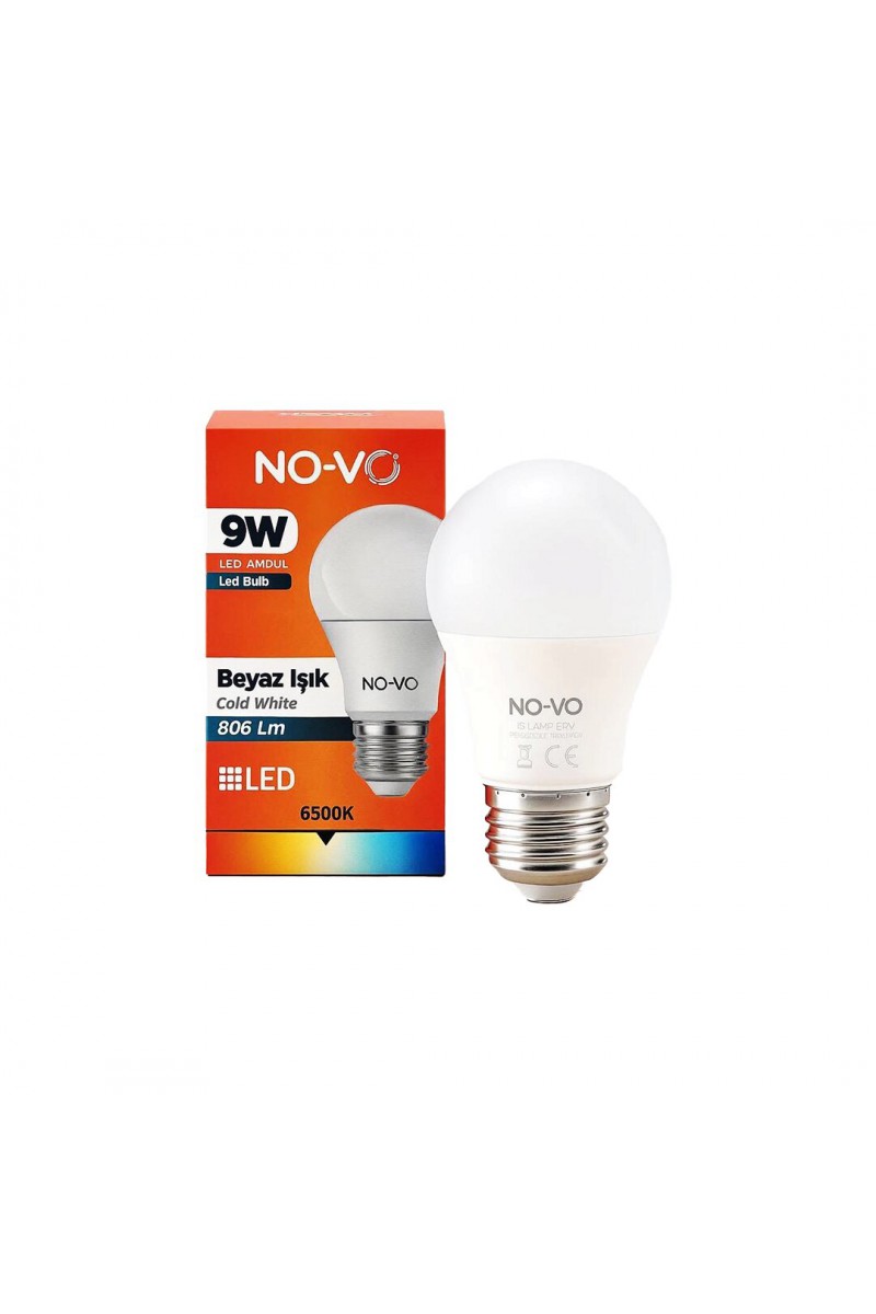 Beyaz Led Ampul 9W E27 Duy