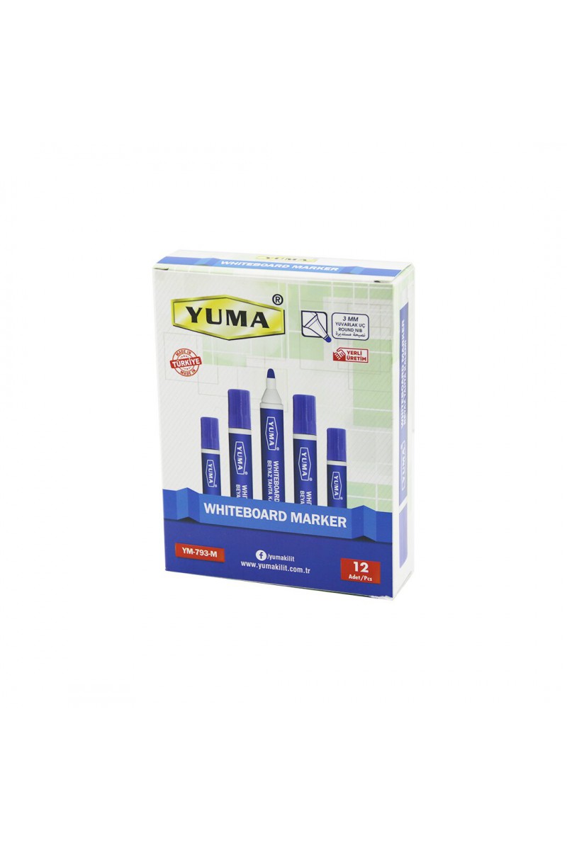 Mavi Renk Tahta Kalemi - 1.5-3 mm - Yuvarlak Uç - 1 Adet