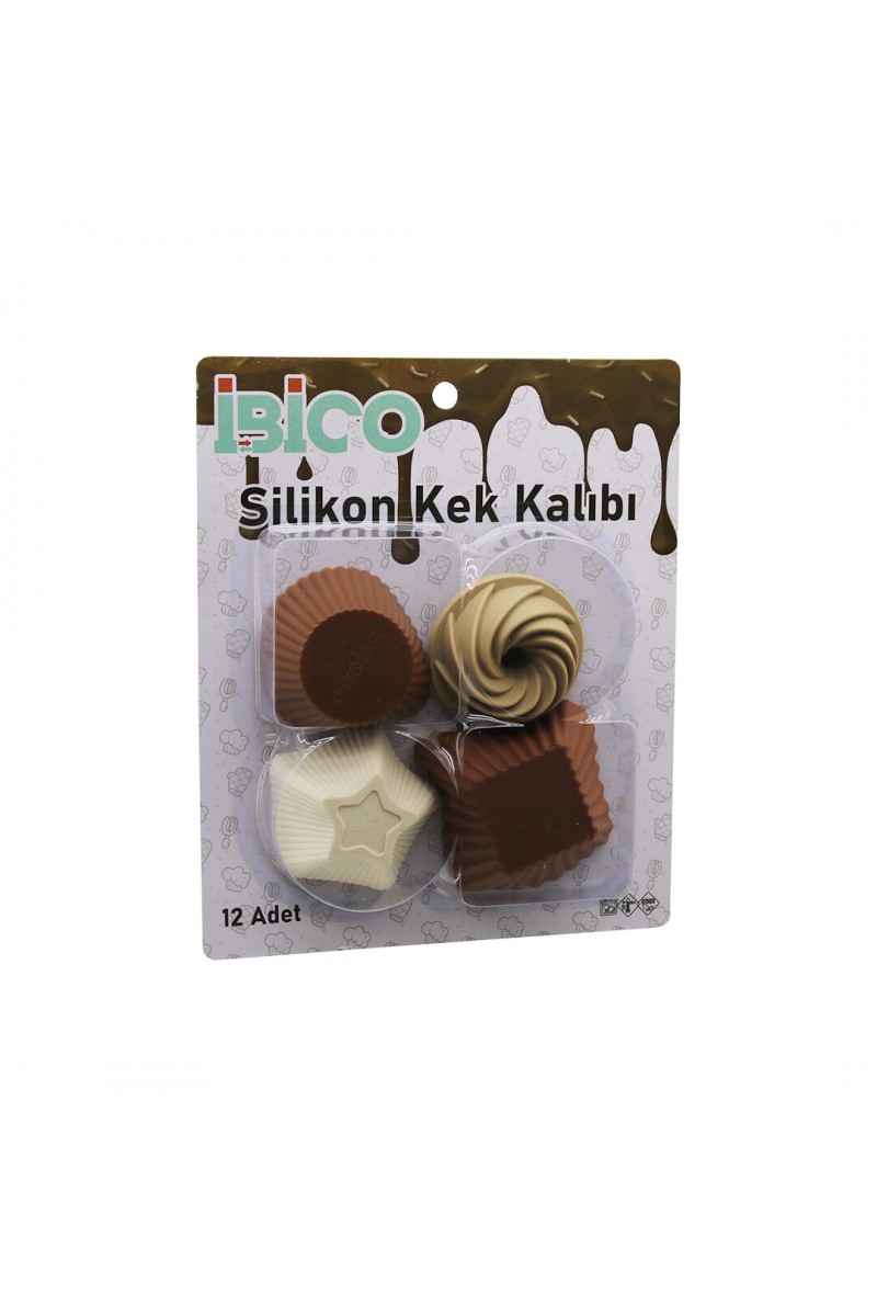 Muffin Kek Kalıbı Seti 12'li Paket Karışık Şekilli Set