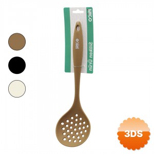 Silikon Kevgir 28.5 cm Boyut Renkli Silikon Saplı