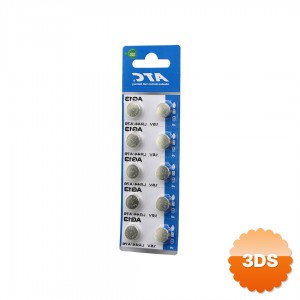 Düğme Pil 10'lu Kart Paket 1.5V Alkalin