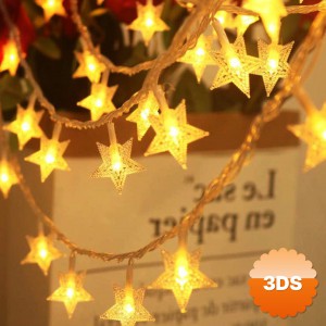 5 Metre Yıldız LED Işık Gün Işığı Rengi Fişli