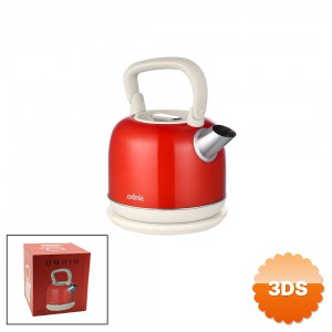Sinbo Demlik Kettle Su Isıtıcı Kırmızı 2.2 Litre Çelik