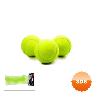 Tenis Topu Seti 3lü Paket Dayanıklı Keçe Kaplamalı