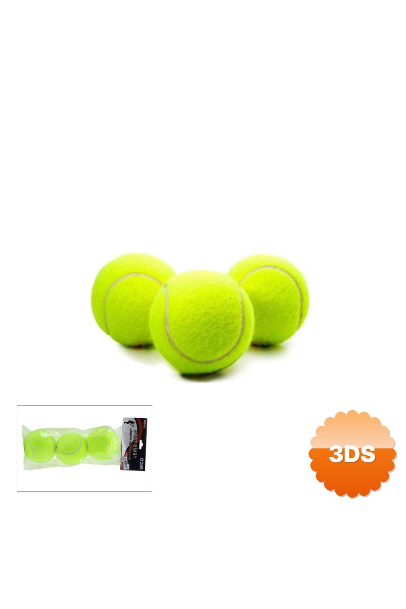 Tenis Topu Seti - 3'lü Paket - Dayanıklı Top