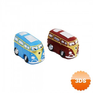 Vosvos Karavan Nostaljik Dekoratif Kumbara Biblo Reçine 10x13.5 cm