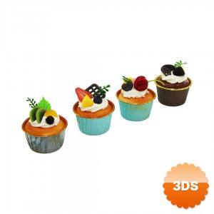 Buzdolabı Magneti Mini Muffin Tasarımlı Karışık Model