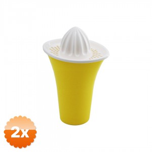 2 Adet Bardaklı Narenciye Sıkacağı 600 ml Plastik