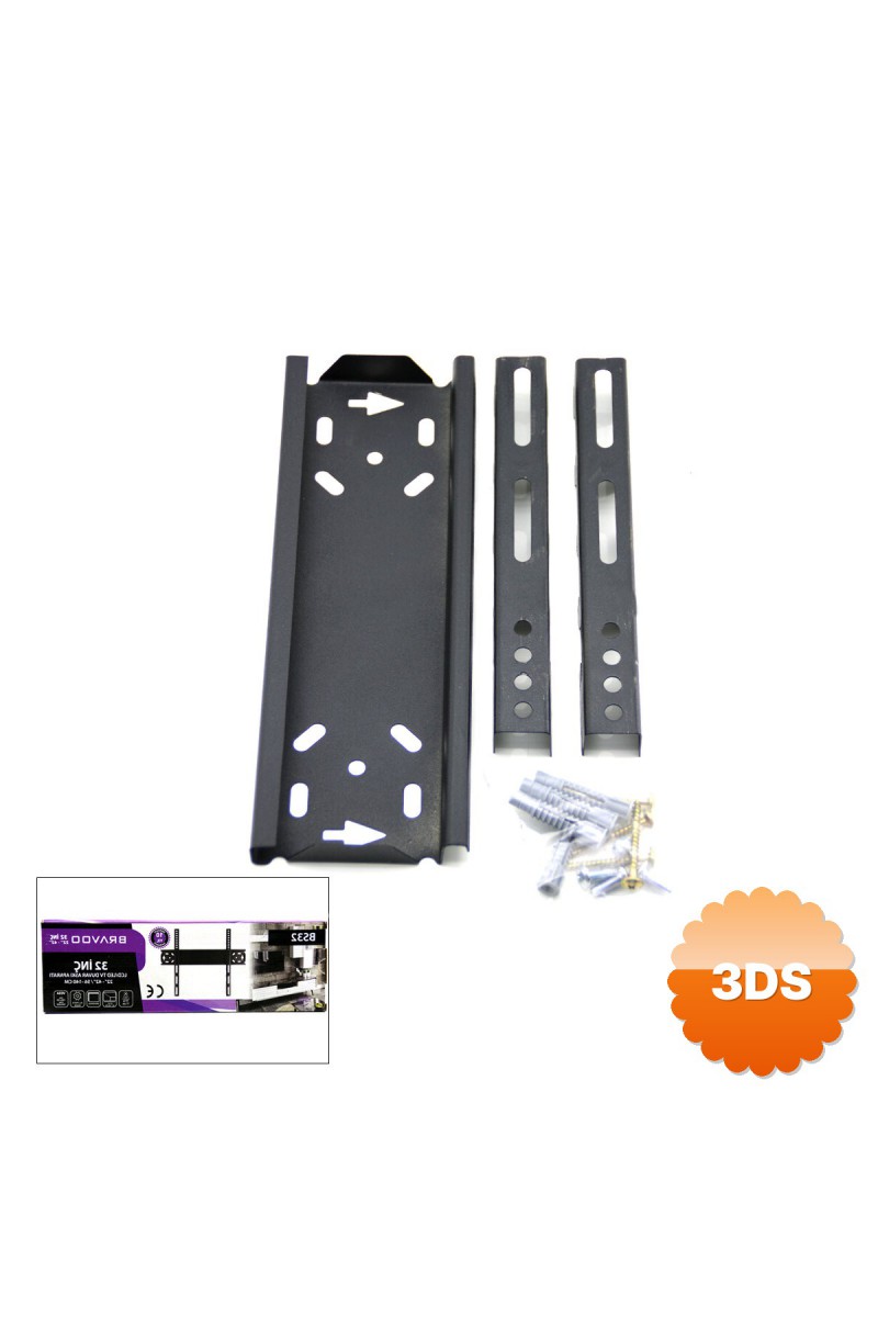 22 İnç ve 44 İnç - 32 İnç Sabit TV Askı Aparatı - LCD LED TV Uyumlu - 56-140 cm
