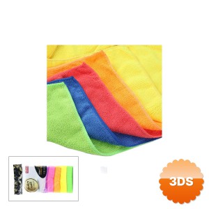 8'li Mikrofiber Temizlik Bezi Seti - Renkli - Leke Bırakmaz