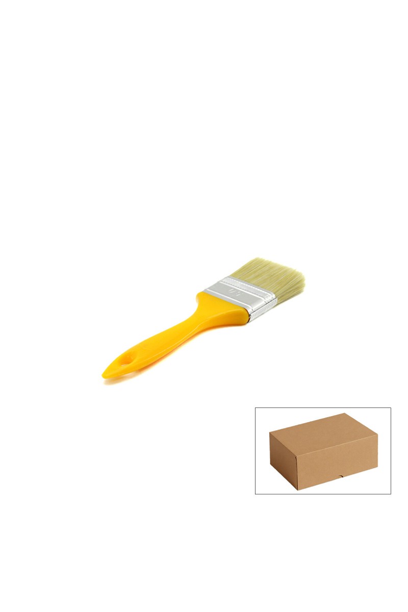 Kestirme Boya Fırçası 50 mm No 2 Sarı Saplı