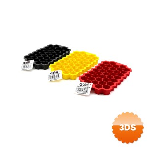 Mini Petek Buz Kalıbı 38 Bölmeli Silikon Renkli