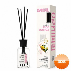 Soft Cotton Bambu Çubuklu Oda Kokusu 110 ml Cam Şişe