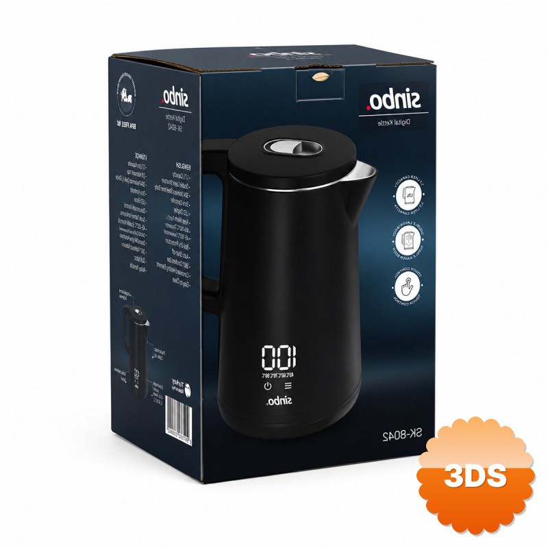 Sinbo 1.8 Litre Dijital Kettle Dokunmatik Ekranlı Akıllı Su Isıtıcısı