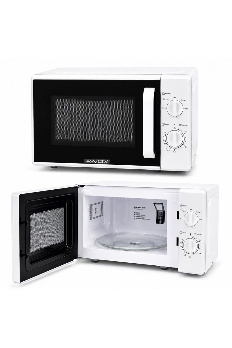 Beyaz Mikrodalga Fırın Klasik Ön Panel 20 Litre Kapasite