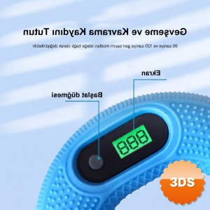 Sayaçlı El Güçlendirme Halkası Akıllı Egzersiz Aleti 30 LB
