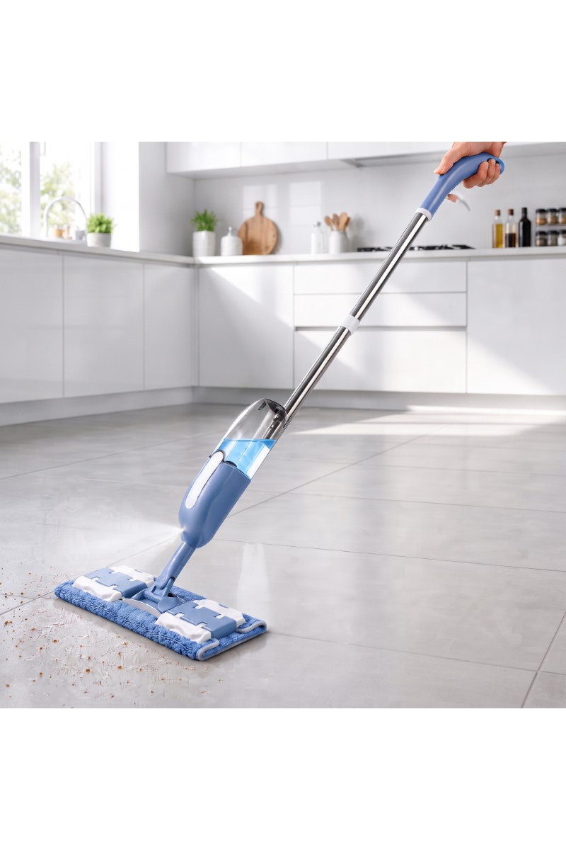 Spreyli Mop Doldurulabilir Su Haznesi Yedek Mikrofiber Bez Hediyeli
