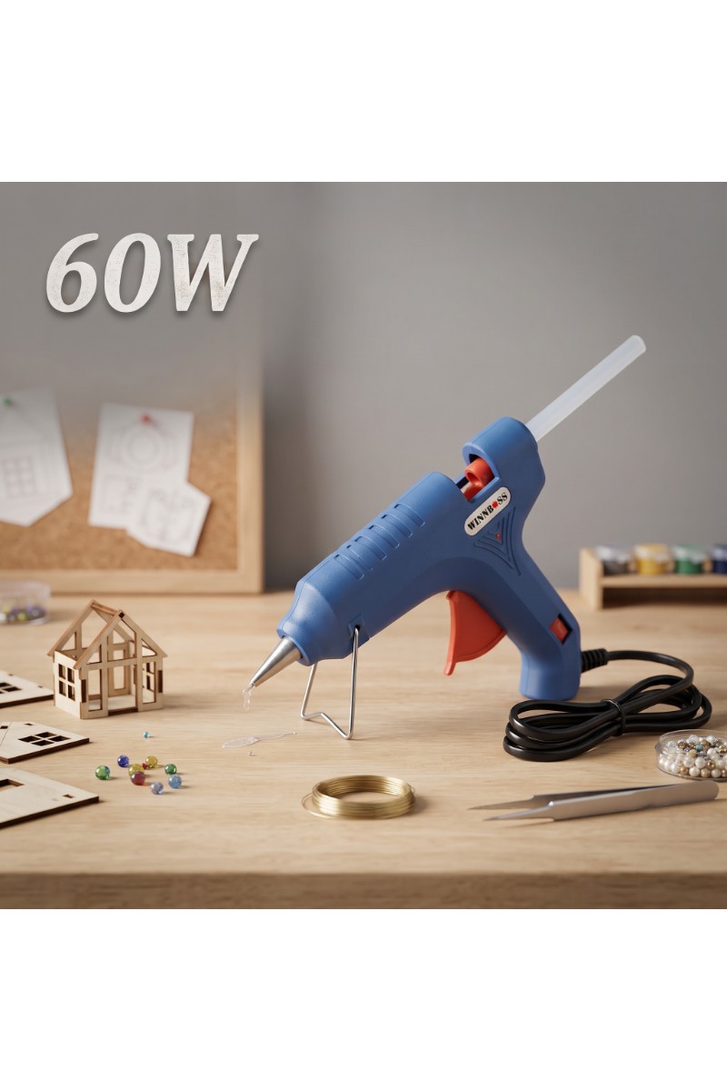 60W Elektrikli Sıcak Silikon Tabancası - 11 mm