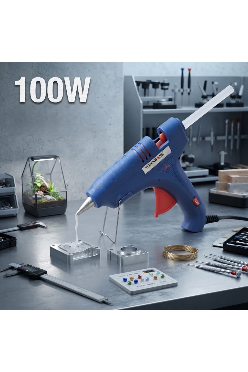 100W Sıcak Silikon Tabancası - Elektrikli - 11 mm Mum Silikon Uyumlu