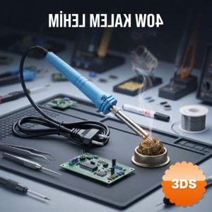 40W Kalem Lehim Makinesi Mavi Renk