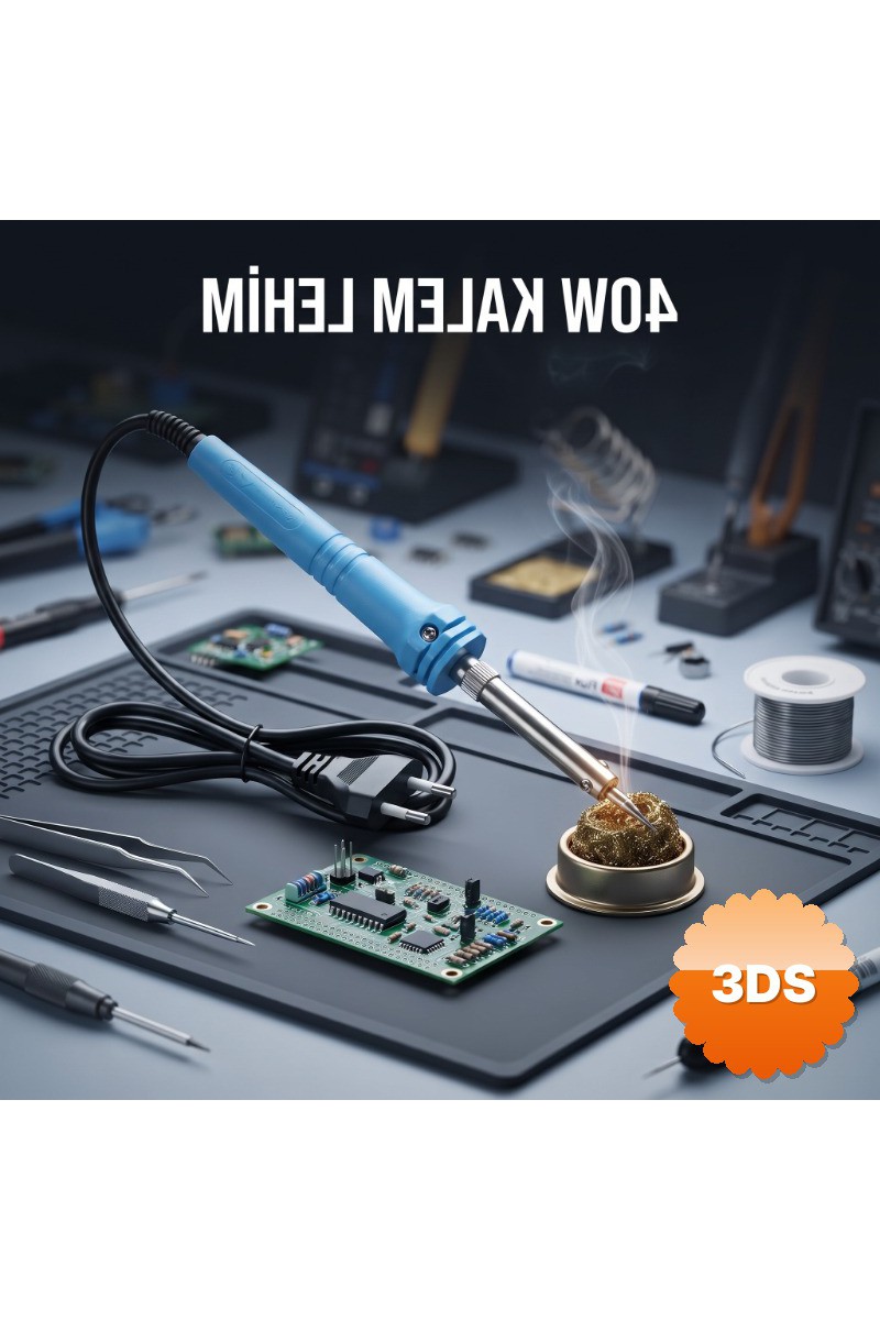 40W Kalem Lehim Makinesi Mavi Renk
