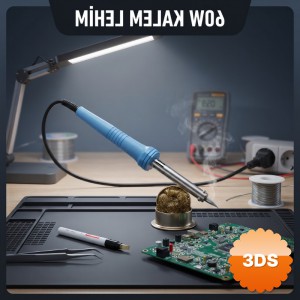 60W Kalem Lehim Makinesi Elektrikli Mavi Renk 60W Kalem Lehim Makinesi Elektrikli Mavi Renk