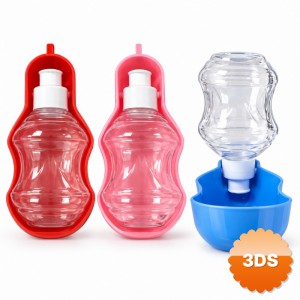 Evcil Hayvan Su Matarası 250 ml Taşınabilir Plastik