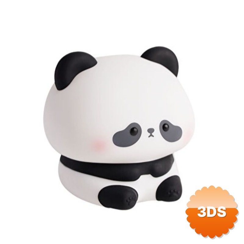 Masum Oturan Panda Tasarımlı Dokunmatik Şarjlı Gece Lambası