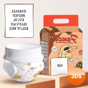 XSmall Beden Evcil Hayvan Kilot Bez Ultra Emici Hızlı Kuruyan